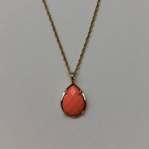 Kendra Scott coral pink necklace